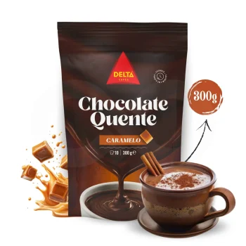 DELTA CAFÉS® Chocolat en Poudre Chaud Caramel 300g