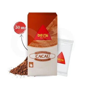 DELTA CAFÉS® Chocolat en Poudre Cacao 50 X 25g