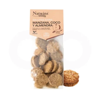 NATWINS® Biscuit Pommes, à La Noix De Coco Et Amand 200g