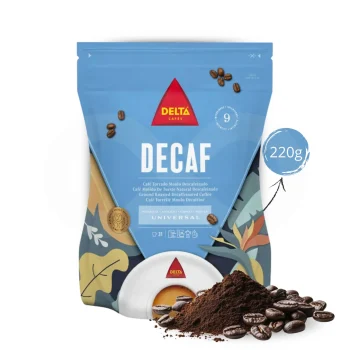 DELTA CAFÉS® Café Moulu Decaf 220g