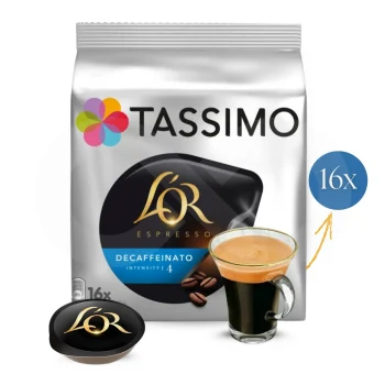 LOR® Capsules Tassimo Descaffeinato 16 u.