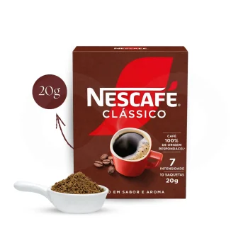 NESCAFÉ® Café Soluble Clássico 10 u.