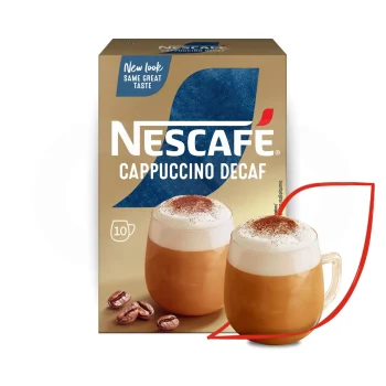 NESCAFÉ® Café Soluble Cappuccino Decaf 10 u.