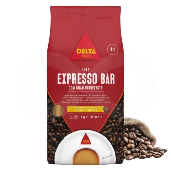 DELTA CAFÉS® Café en Grains Expresso Bar 1kg