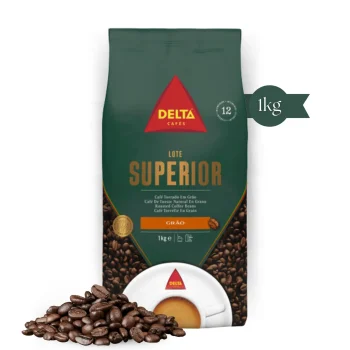 DELTA CAFÉS® Café en Grains Lote Superior 1kg