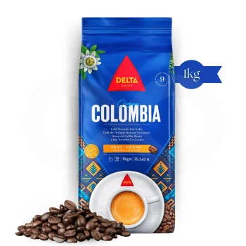 DELTA CAFÉS® Café en Grains Colombia 1kg