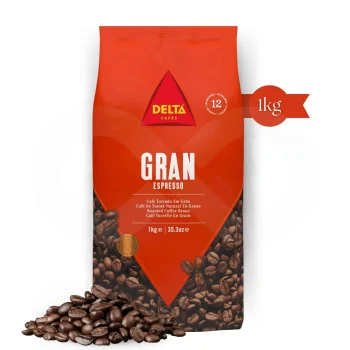DELTA CAFÉS® Café en Grains Gran Espresso 1kg