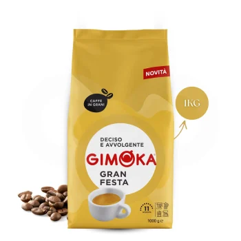 GIMOKA® Café en Grains Gran Festa 1kg