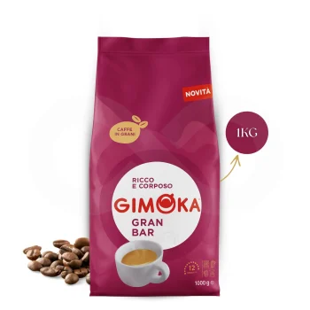 GIMOKA® Café en Grains Gran Bar 1kg