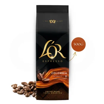L´OR® Café en Grains Espresso Colombia 500g
