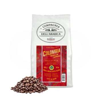 COMPAGNIA DELL ARABICA® Café en Grains Colombia 250g