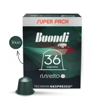 BUONDI® Capsules Nespresso Ristretto Super Pack 36 u.