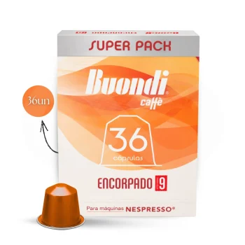 BUONDI® Capsules Nespresso Encorpado Super Pack 36 u.