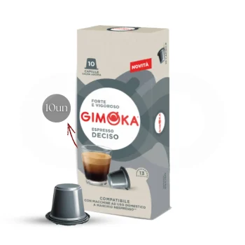 GIMOKA® Capsules Nespresso Deciso 10 u.