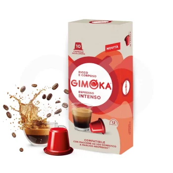 GIMOKA® Capsules Nespresso Intenso 10 u.