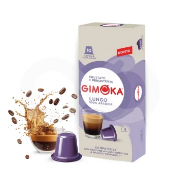 GIMOKA® Capsules Nespresso Lungo 10 u.