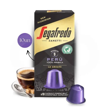 SEGAFREDO® Capsules Nespresso Peru 10 u.
