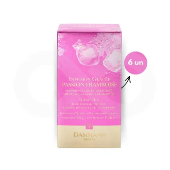 DAMMANN FRÈRES® Thé Glacée Passion Framboise 6 u.