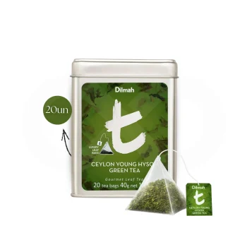 DILMAH® Thé Ceylon Young Hyson Green Tea 20 u.
