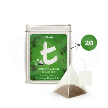 DILMAH® Thé Moroccan Mint Green Tea 20 u.