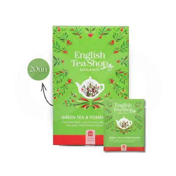 ENGLISH TEA SHOP® Thé Vert à La Grenade 20 u.