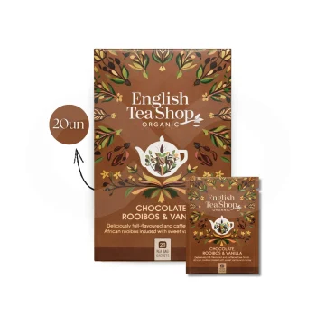 ENGLISH TEA SHOP® Thé Chocolate, Rooibos & Vanilla 20 u.