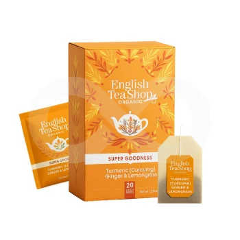 ENGLISH TEA SHOP® Thé Curcuma, Gingembre, Citronnelle 20 u.
