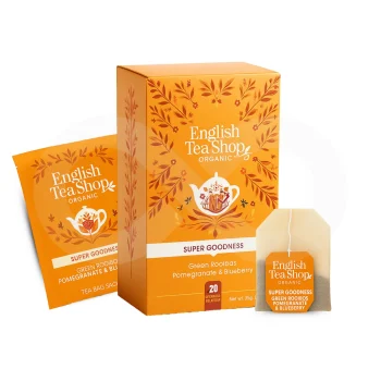 ENGLISH TEA SHOP® Thé Rooibos Vert, Grenade, Myrtille 20 u.