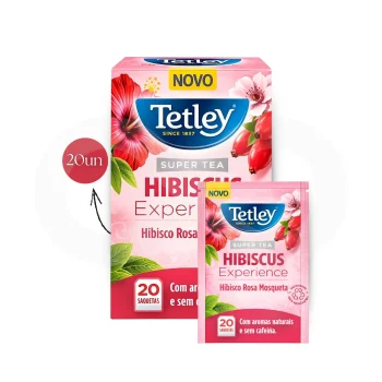 TETLEY® Thé Hibiscus Rosehip 20 u.
