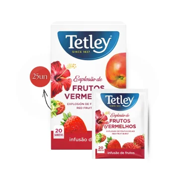 TETLEY® Thé Fruits Rouges 20 u.