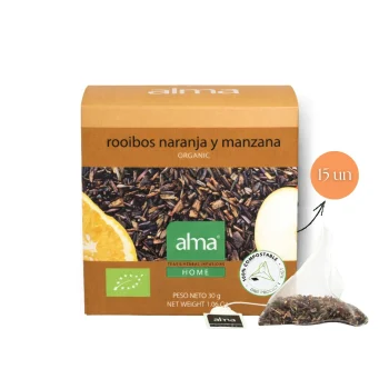 ALMA® Thé Rooibos Orange Et Pomme 15 u.