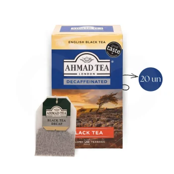 AHMAD TEA® Thé Noir Decaf 20 u.