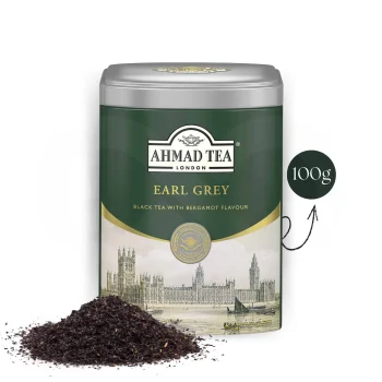 AHMAD TEA® Thé Earl Grey Tin 100g