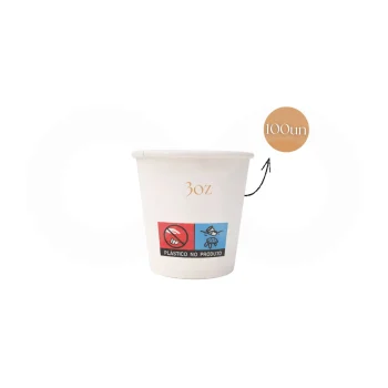 Gobelets en Papier 3oz 100 Unités