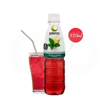 PLENO® Thé noir, ginseng et citron 330 ml