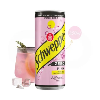 SCHWEPPES® Eau Tonique Pink Zero 250ml