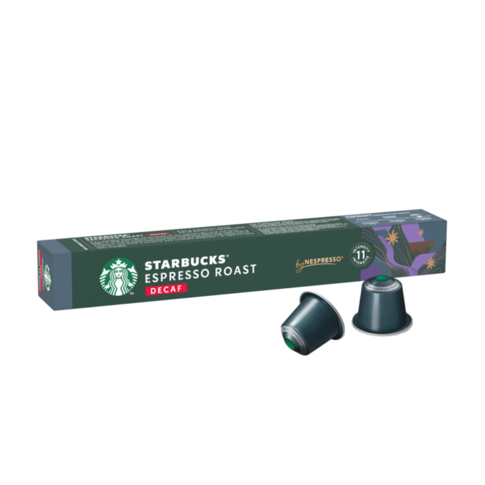 Capsules Nespresso® Starbucks® Espresso Roast Decaf 10 unités